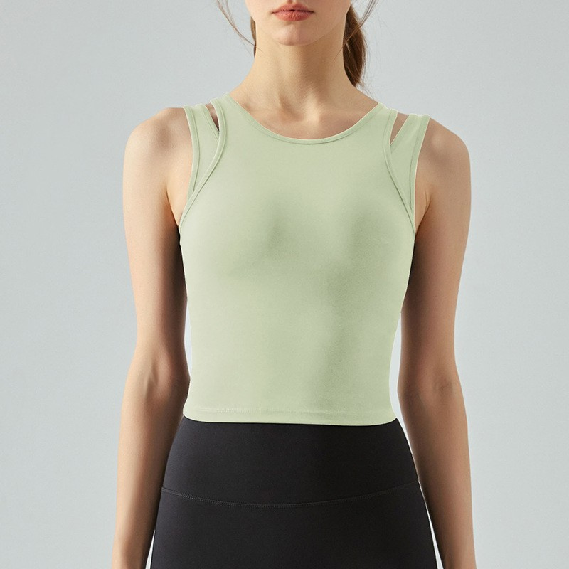 Best Seller in USA Tanks Top Women Wholesale Gym Clothing Fitness Wear Razorback Crop Top