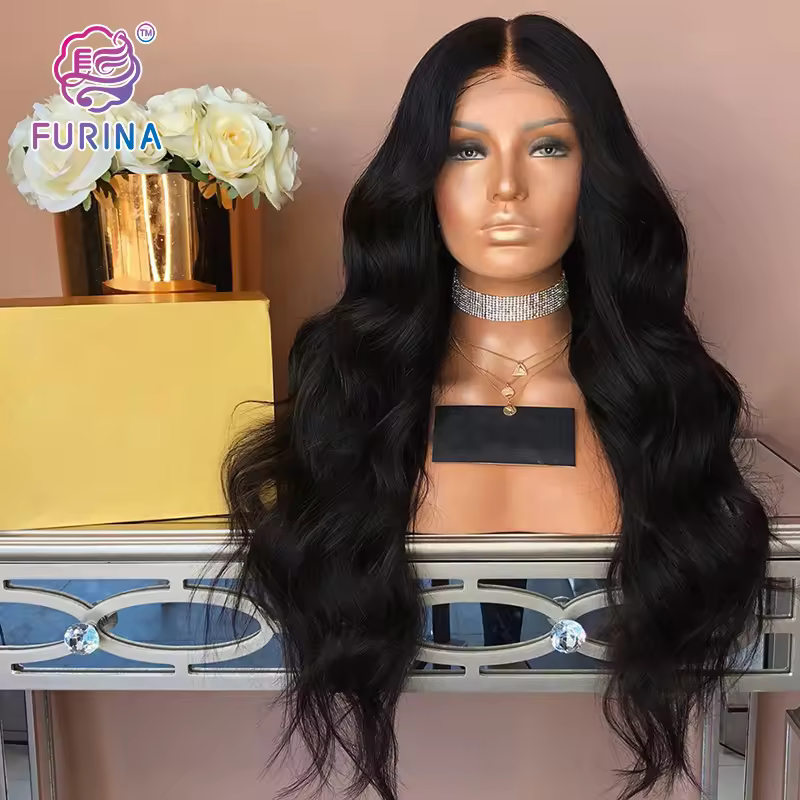 Latest Hairstyle High Temperature Synthetic Wigs Long Wavy 28inch Machine Made Hair Weaving