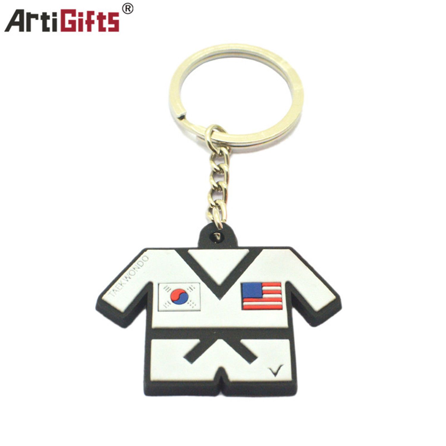 Soft PVC Rubber Keychain for Souvenir