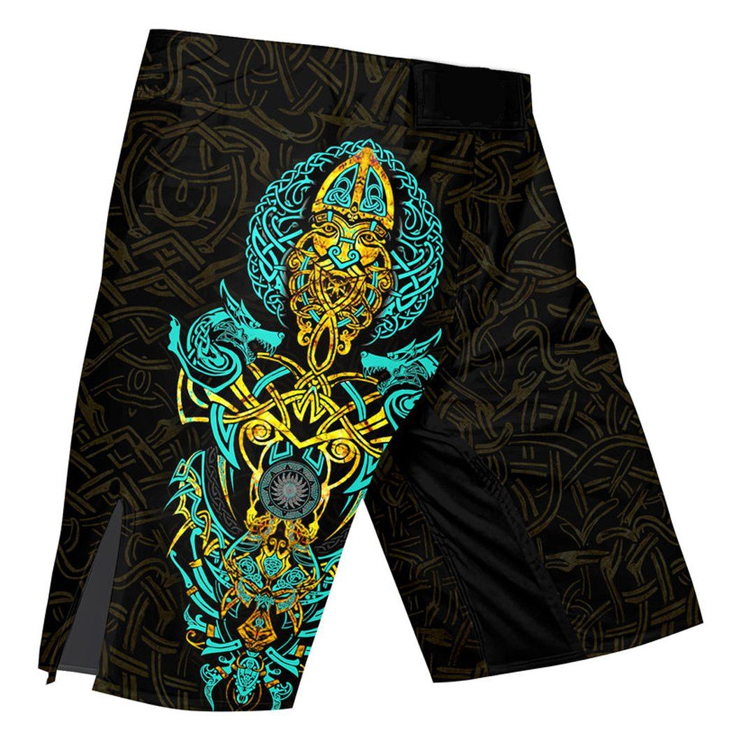 MMA Fight Shorts Fighting Shorts Latest Design Sublimated Printed Boxing Fighter Shorts for Sale
