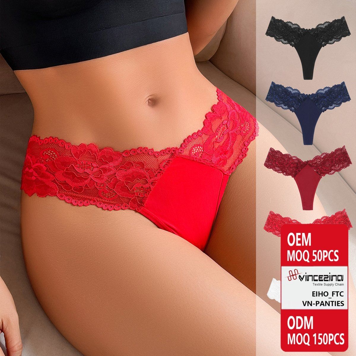 New Design Large Size Women Sexy Underwear Lace Panties