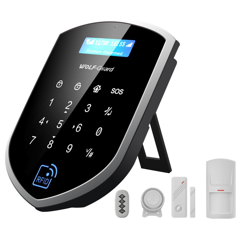 GSM 4G WiFi Shield Designed Home Smart Life Security Alarm System for Home Flat School Bank Store