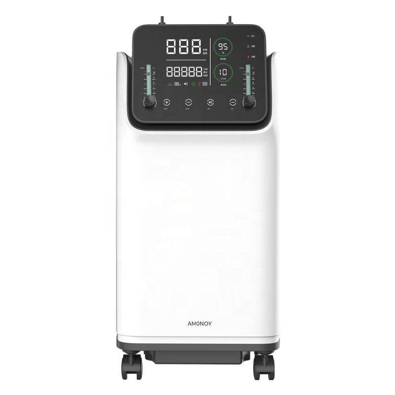 Medical Grade 10L Oxygen Concentrator with 10" LED Screen and Nebulizer for Home and Hospital Treatment