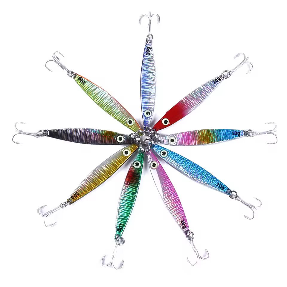 In Stock 7g/10g/17g/21g/30g Metal Jig Fishing Lure