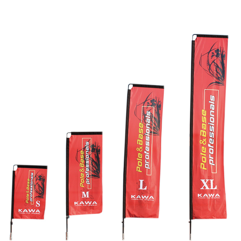 in-Stock Fast Delivery Feather Flag Standard Banners with Different Flag Accessories
