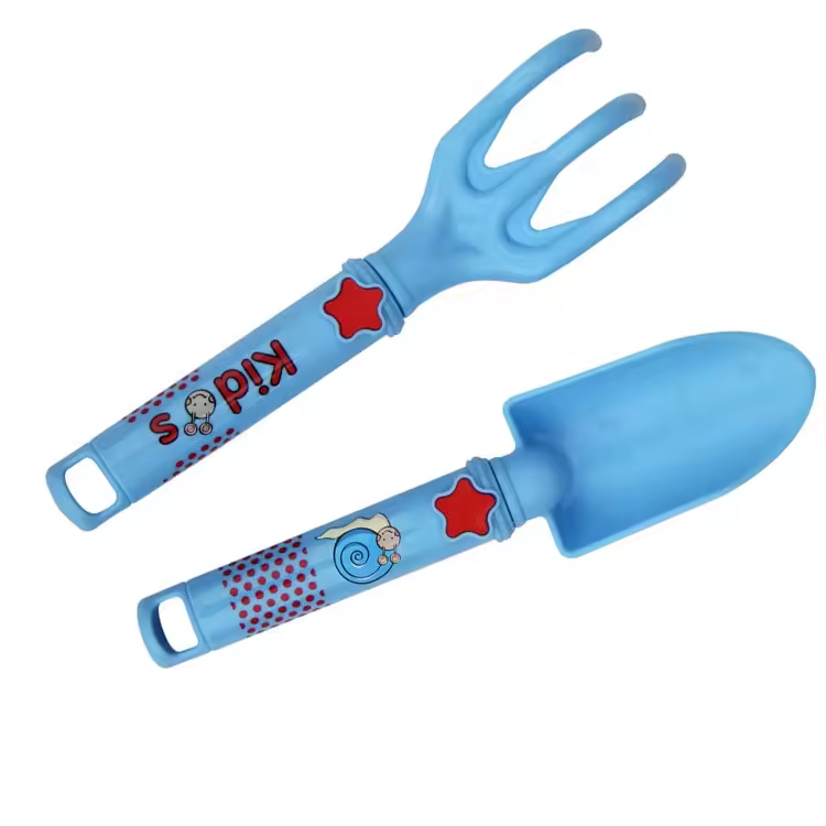 Garden Tools Professional Manufacturers 2 Pcs Plastic Kids Hand Garden Tools Set