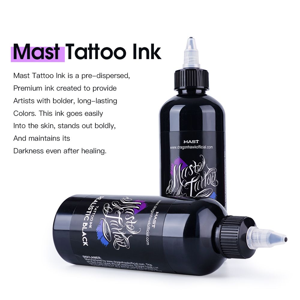 High Quality Mast Tattoo Pigment Tattoo Ink Black 0.5oz 15ml