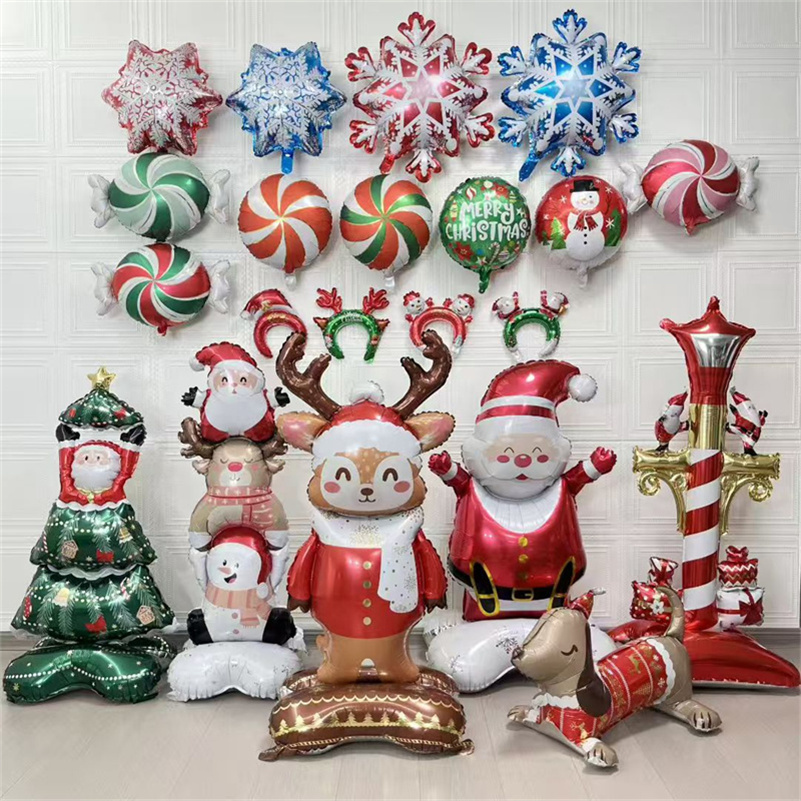 Selling Premium Foil Balloon Sets for Christmas Decorations That Create a Warm and Joyful Atmosphere