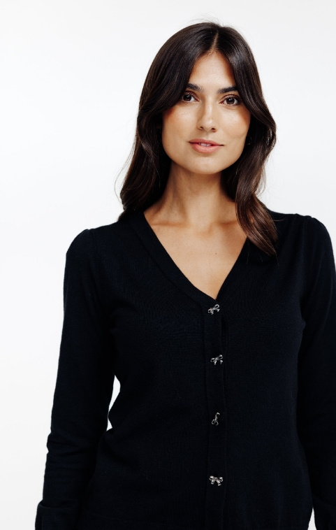 Wholesale Knitting Women's V Knit Cardigen 100% Wool OEM/ODM Support, All Sizes Available, Fast Shipping