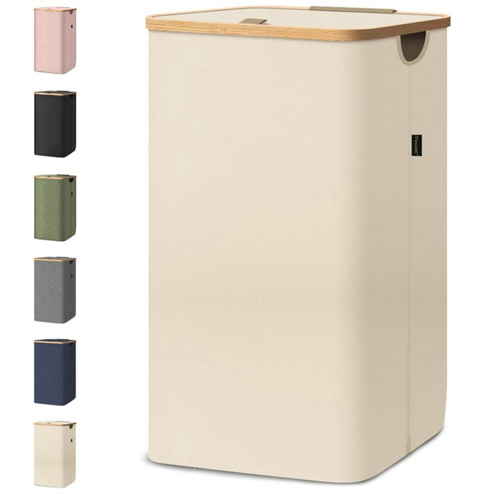 Large Capacity Laundry Hamper with Lid Cloth Storage Bin with Handle