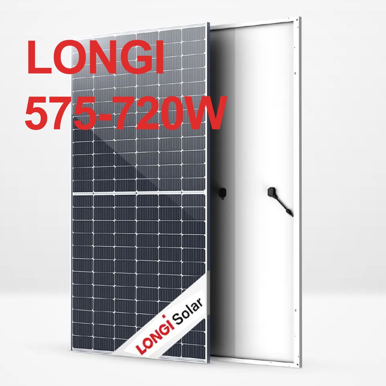 Longi 575W-720W Half Cell Best Price Solar Panel for Home System with TUV, CE, ISO, IEC, SGS