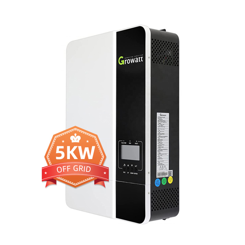 New Best Price Growatt Hybrid Inverter 3.5kw 5kw SPF3500-5000 Es off Grid Inverter for Home Use