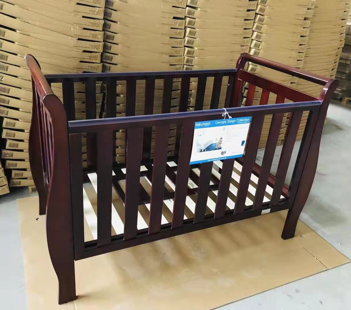 Modern Wooden Nursery Furniture Sets Crib Manufacturers Baby Cot Bed