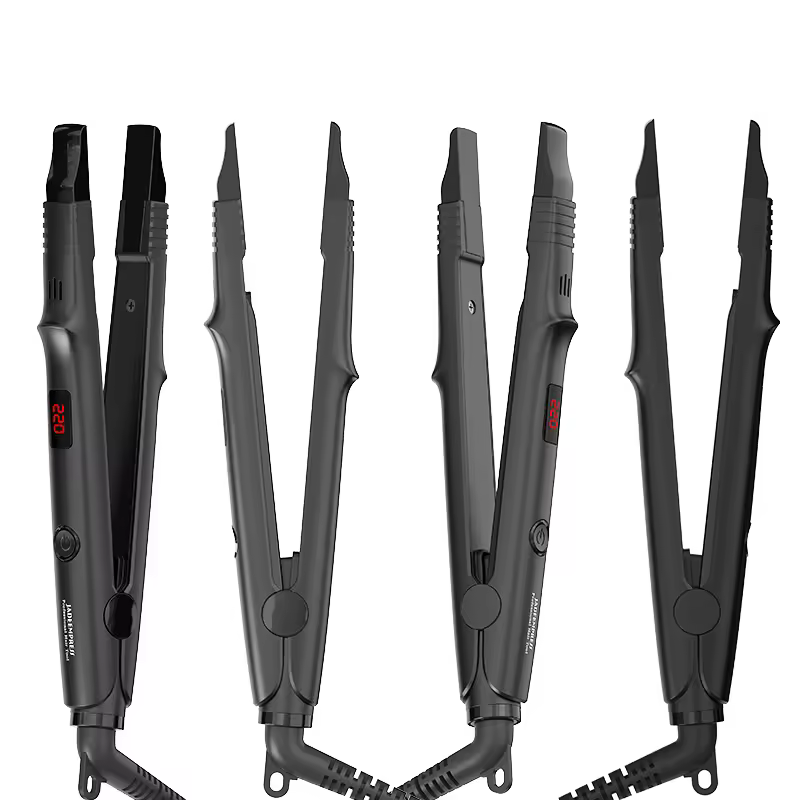 High Quality Plastic Heat Connector Adjustable Temperature Keratin Hair Extension Iron Professional Connect Tool