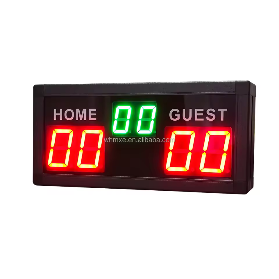 Easy To Use Indoor Game Mini Led Scoreboard For Table Tennis Badminton Billiard Competition