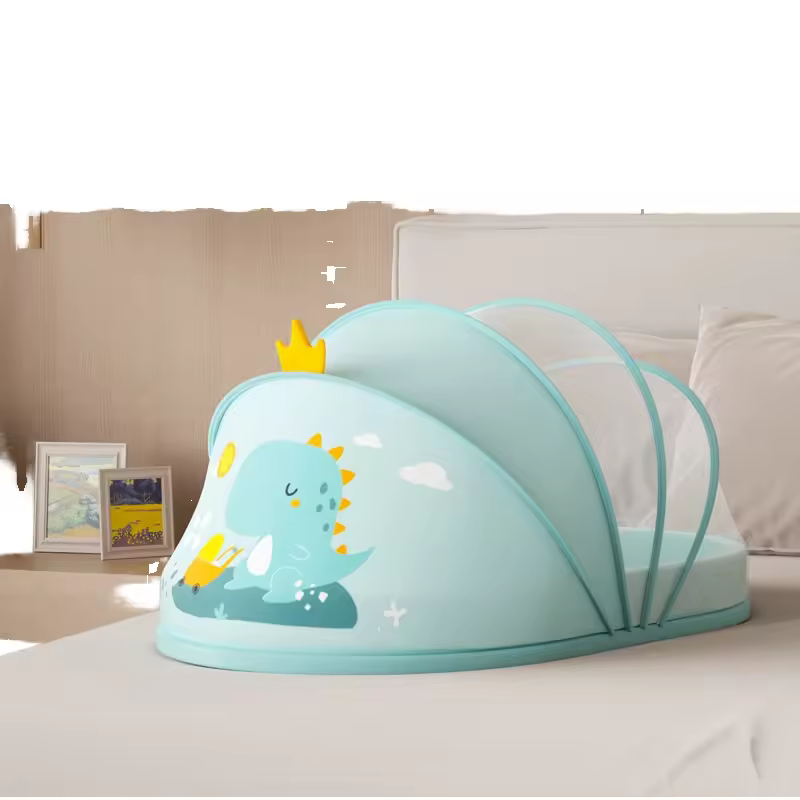 Children's Portable Home Use Sleeping Bed Net Full Cover Foldable Cotton Thickened Anti-mosquito Baby Quilt