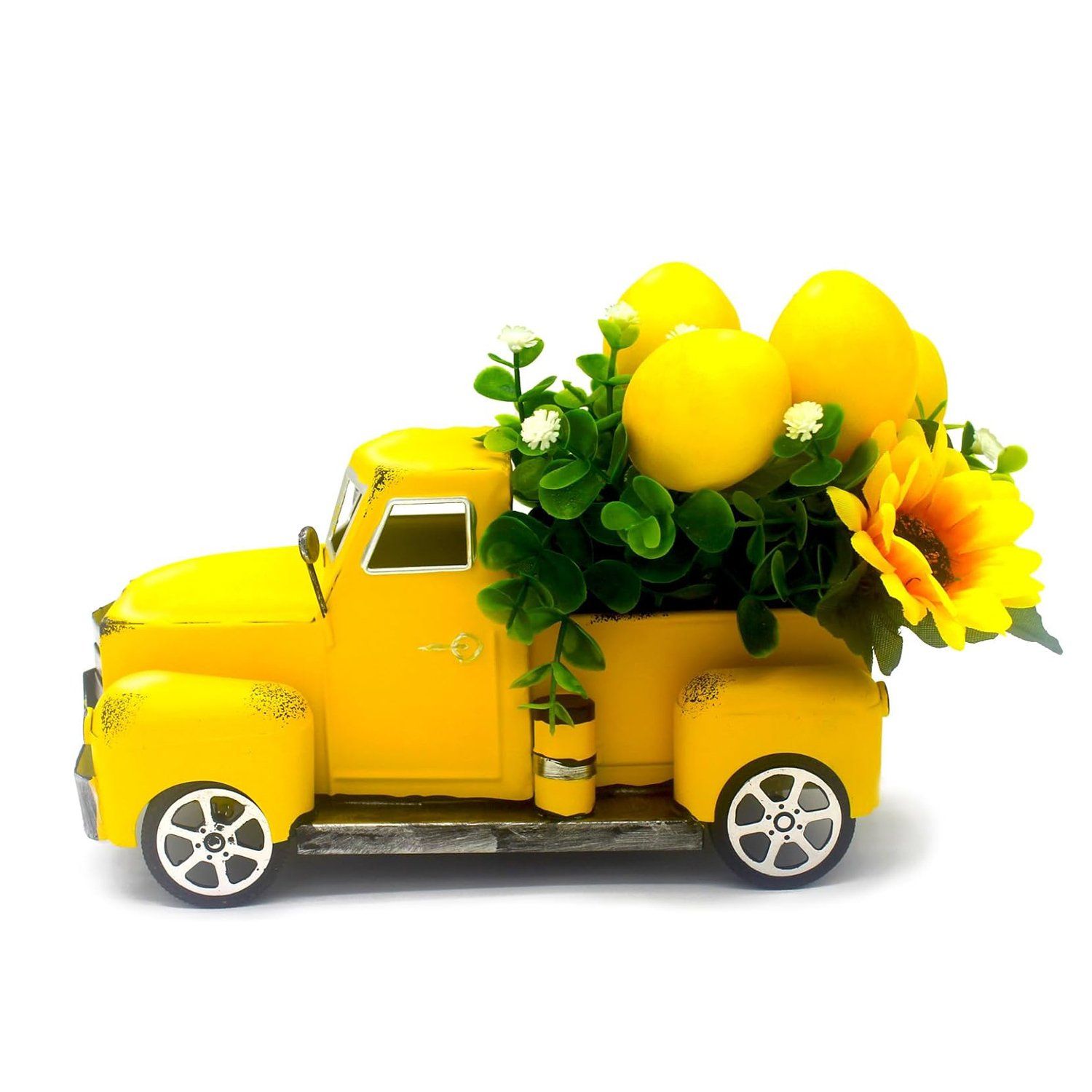 Summer Lemon Centerpiece Farmhouse Truck Table Decorations