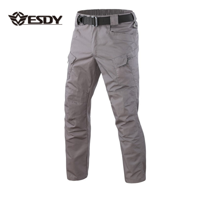 Esdy Outdoor Sports Training Tactical Cargo Pants for Men