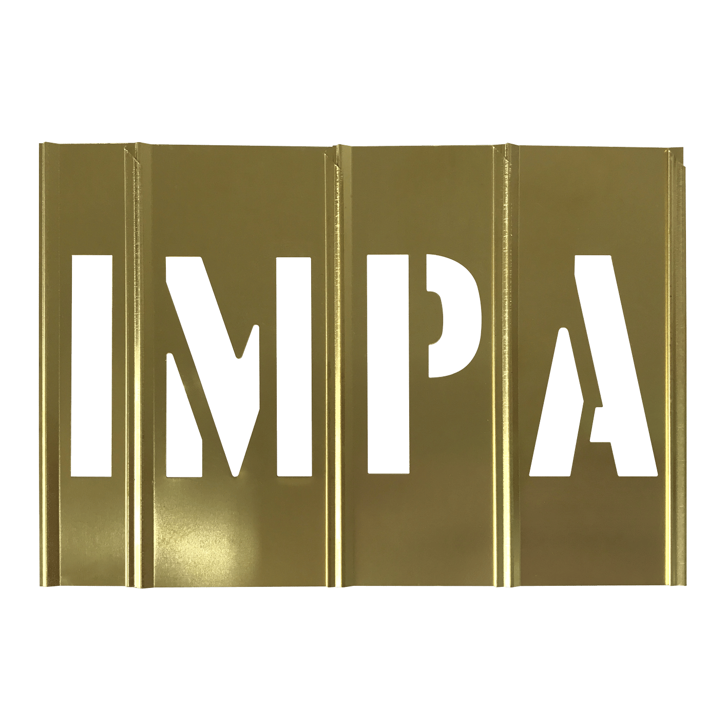 Reusable Brass Stencils Letter Figure Quality