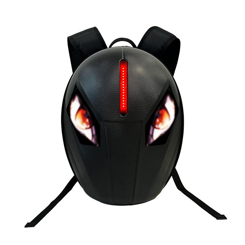 2024 New Outdoor LED Knight Backpack for Men with Large Capacity, Multi-Functional Waterproof LED Backpack, Popular with Internet Celebrities for LED Lighting