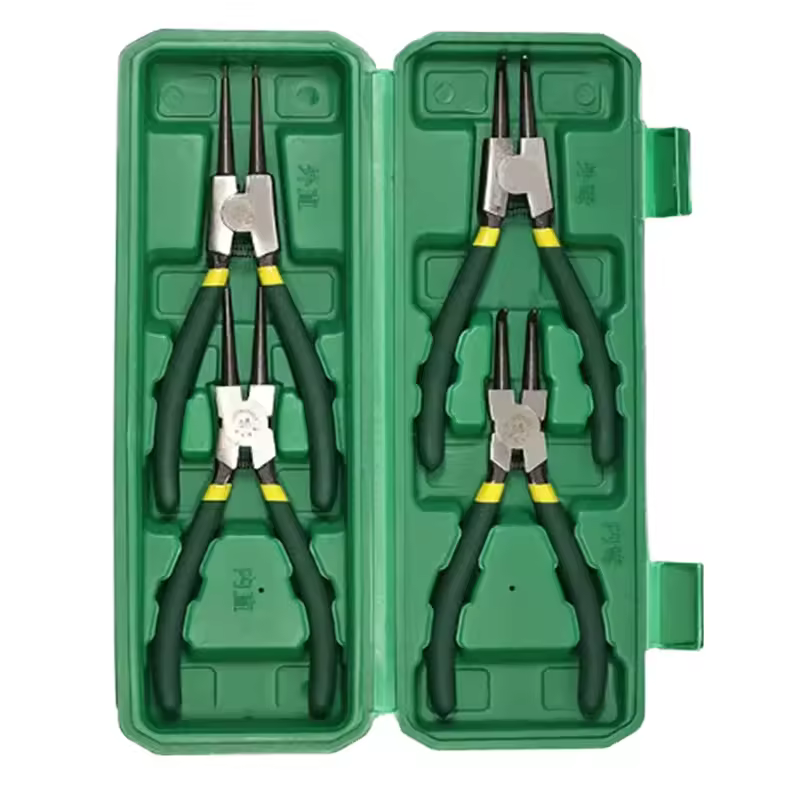 Factory Direct Sale Green Pliers Set 200mm Crimping And Grip Industrial Pliers With Plastic And Aluminum Handle Crv Material