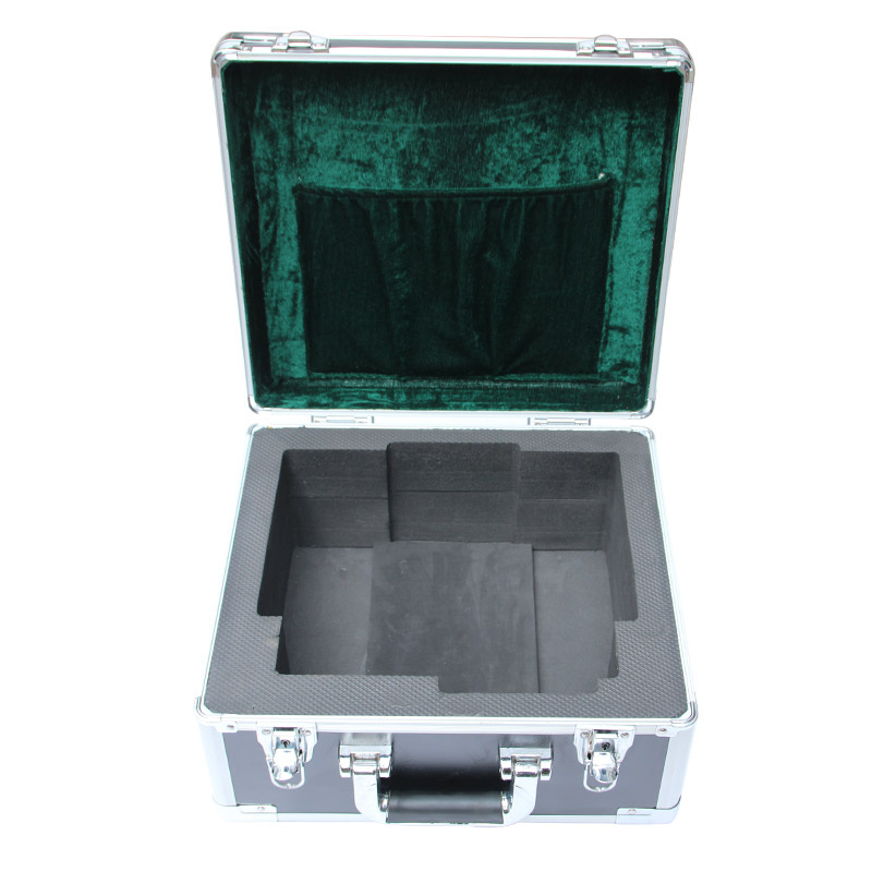 Durable Aluminum Tool Chest Foam Insert Large Accessory Box for Home Professional