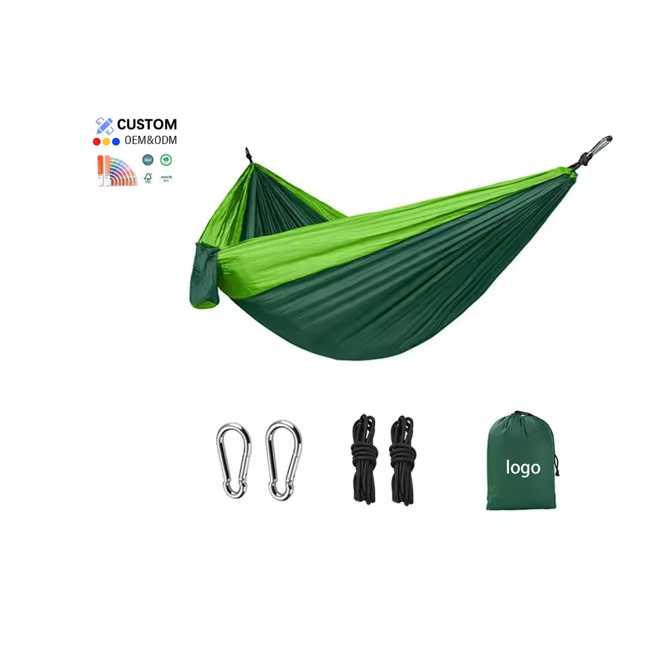 Hanging Swing Lightweight 210t Double Hammock Swing Sleeping Gear Hiking Garden Sports Home Travel Hammocks Camping Swing