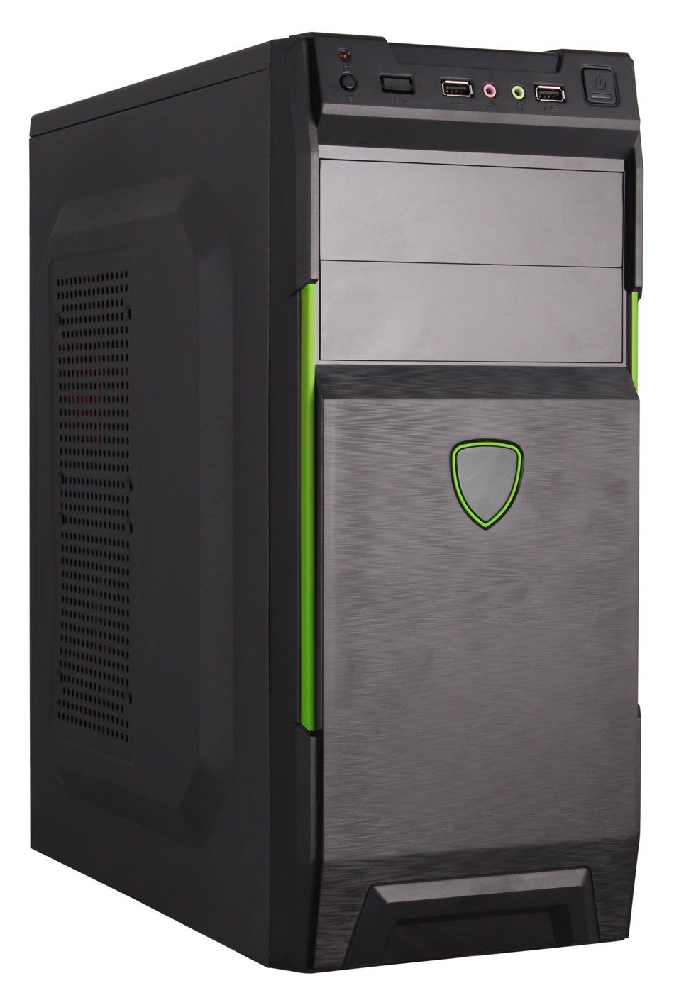 Wholesale Computer Parts Home Office ATX Computer Case with Handle and RGB Strip Design