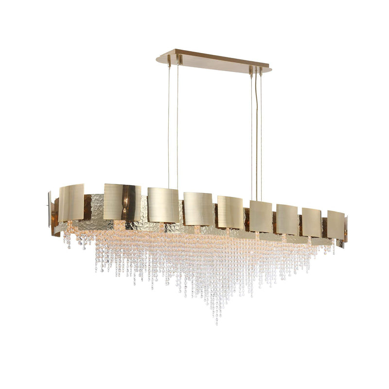 2024 Modern Luxury Ceiling Light Indoor Lighting Fixtures LED Pendant Lighting Crystal Chandelier