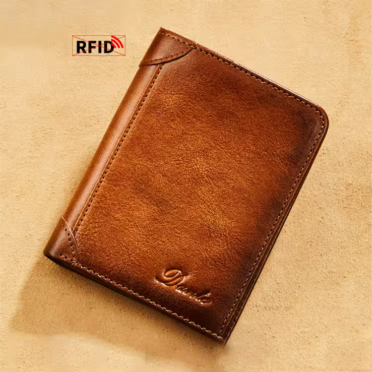 High Quality Top Genuine Leather Men's Wallet Luxury Large Capacity Designer Wallet For Men