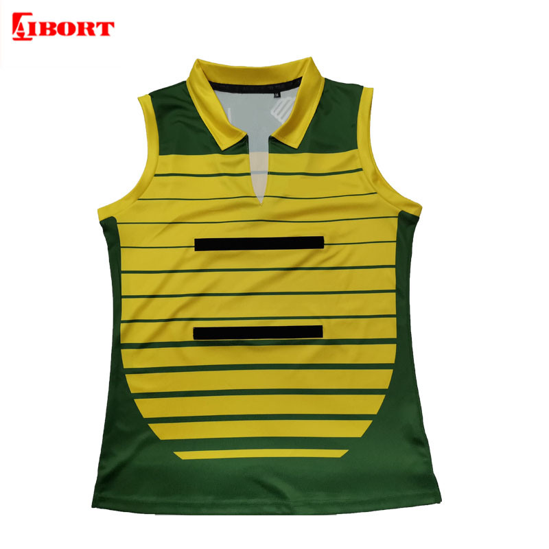 Aibort Tennis Team Sports Netball Uniform Wholesale Ladies Sublimation Netball Dresses (VSG04)