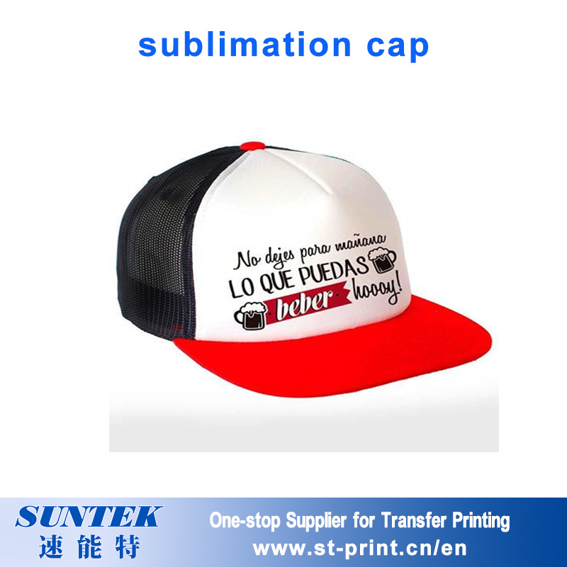 Sublimation Colorful Polyester Mesh Baseball Caps