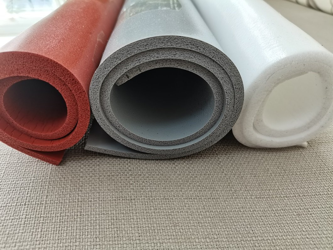 Silicone Foam Rubber Sheet Special for Ironing Table and Industrial Seal, Silicone Sheet