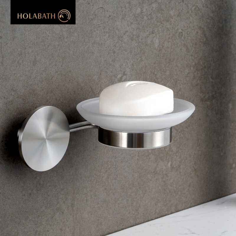 Factory High Quality Wall-Mounted Stainless Steel Soap Tray Creative Soap Dish Holder