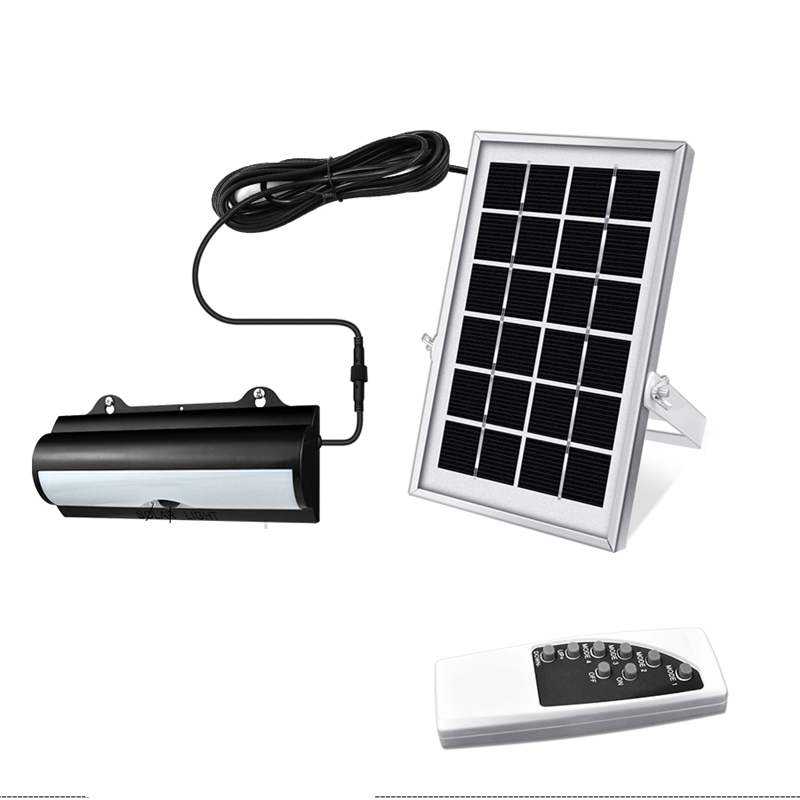 Solar Shed Lamp Pull Cord Single Double Head Motion Sensor Wall Lamp Indoor Outdoor 4 Lighting Modes 1PCS Dropship