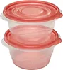 3PCS/Set 1.3L Microwave Disposable Picnic Food Storage Container Lunch Box Disposable Bowl