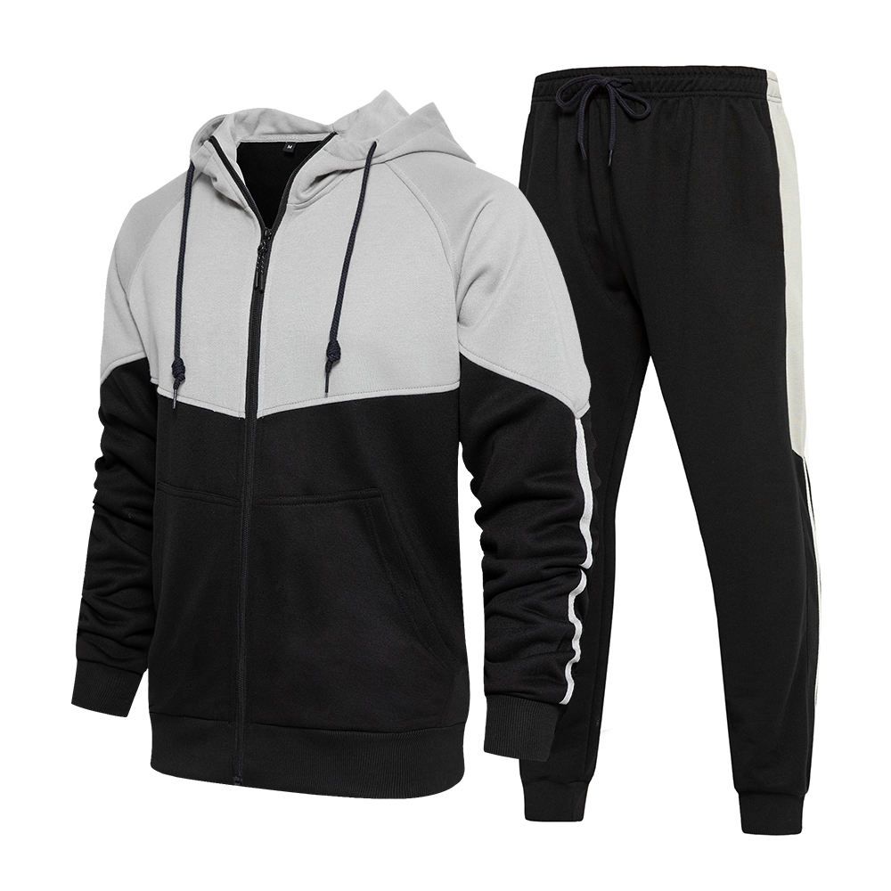 Unisex Blank Fleece Hoodie and Jogger Pants Set