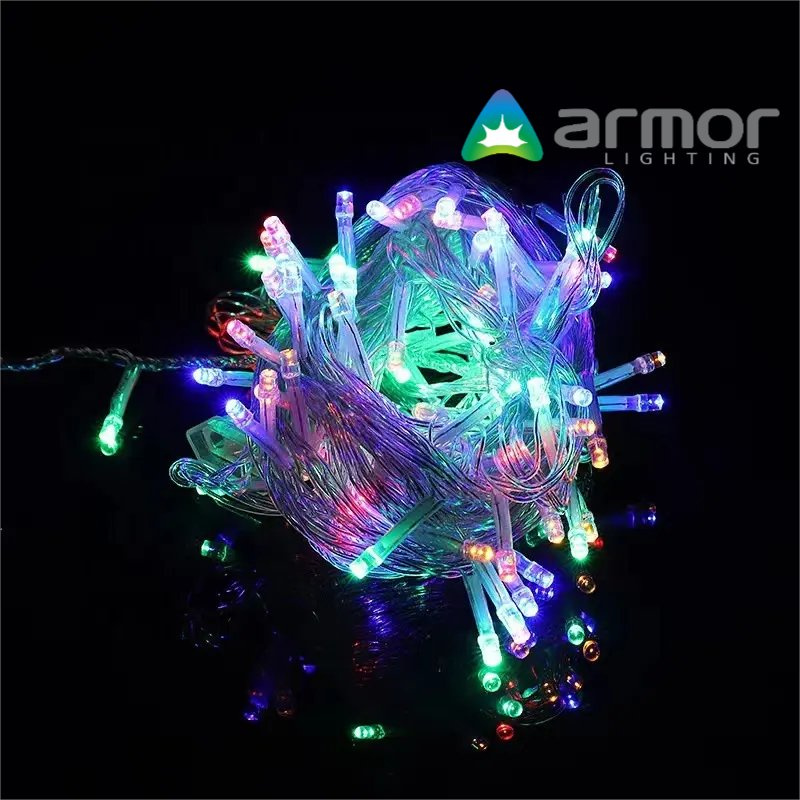 Waterproof Aurora RGB Christmas LED String Lights for Festival Christmas Birthday Party