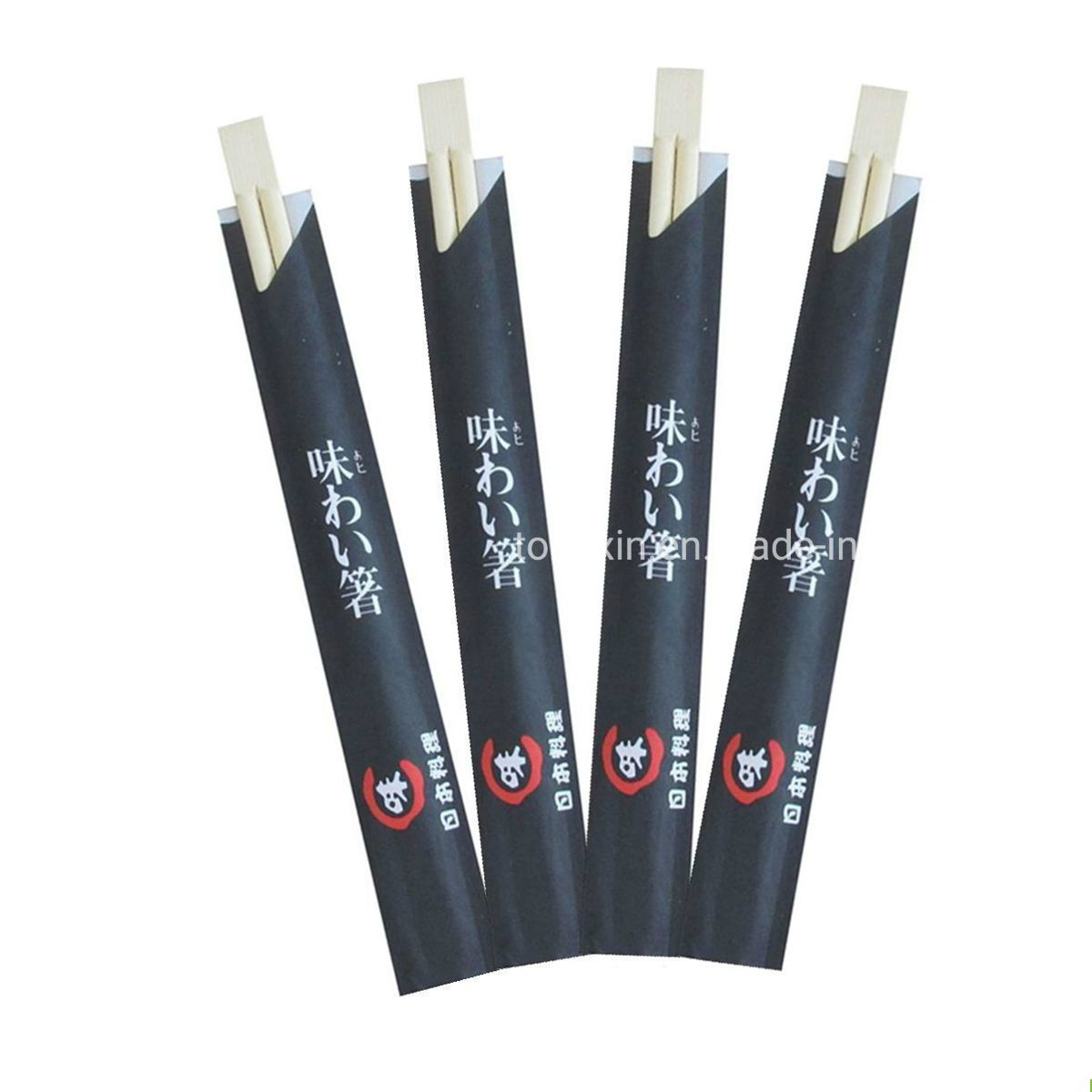 Wholesale Disposable Chopsticks Hashi Bamboo Chopsticks with Paper Sleeve