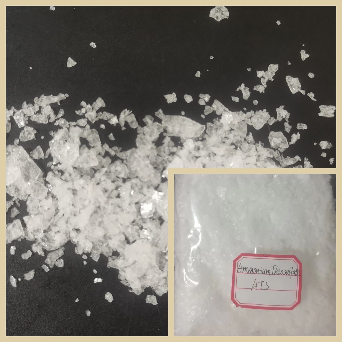China ISO Certified Factory Wholesale Dry Ammonium Thiosulfate/Ammoniumthiosulphate Crystal