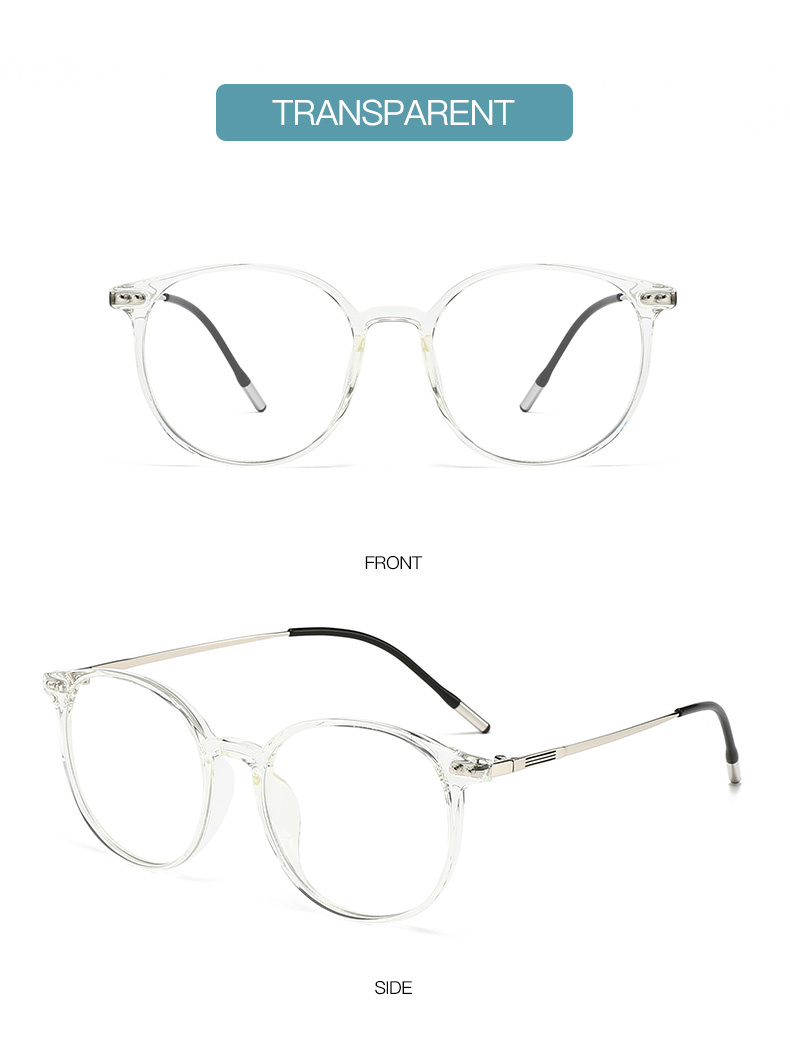 Stylish Round Frame Eyewear Glasses with Personalized Lenses