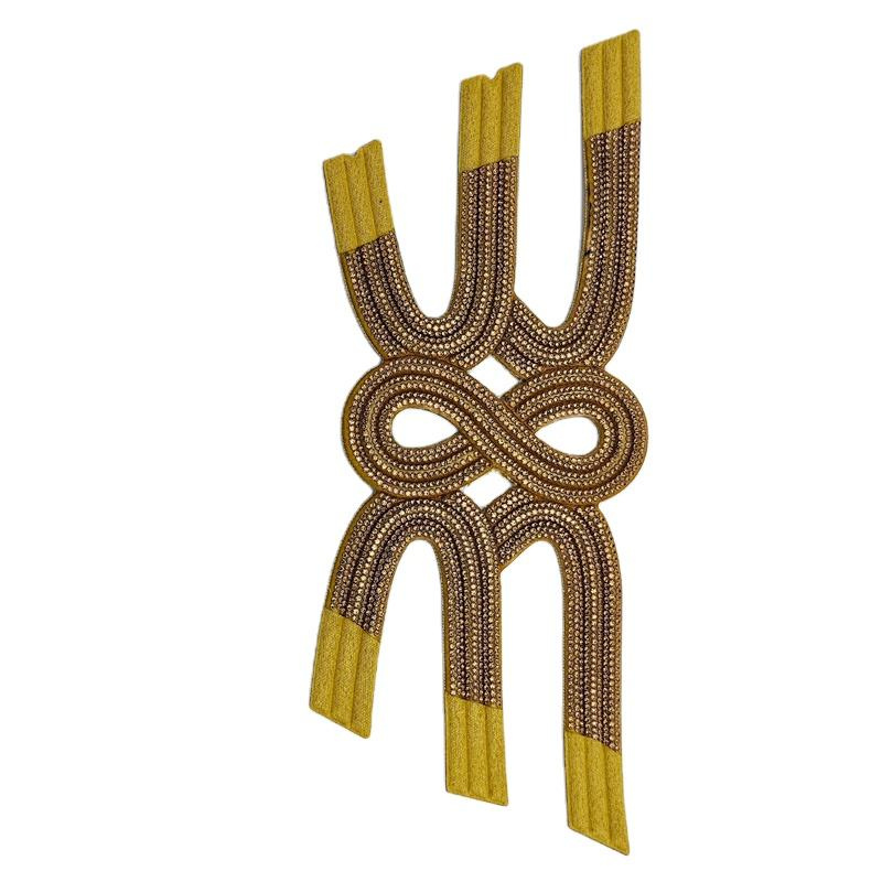 Fashion Rhinestone Diamond Wedding Low Heel Elegant Shoes Upper Wholesale Women Shoes Decoration Accessories