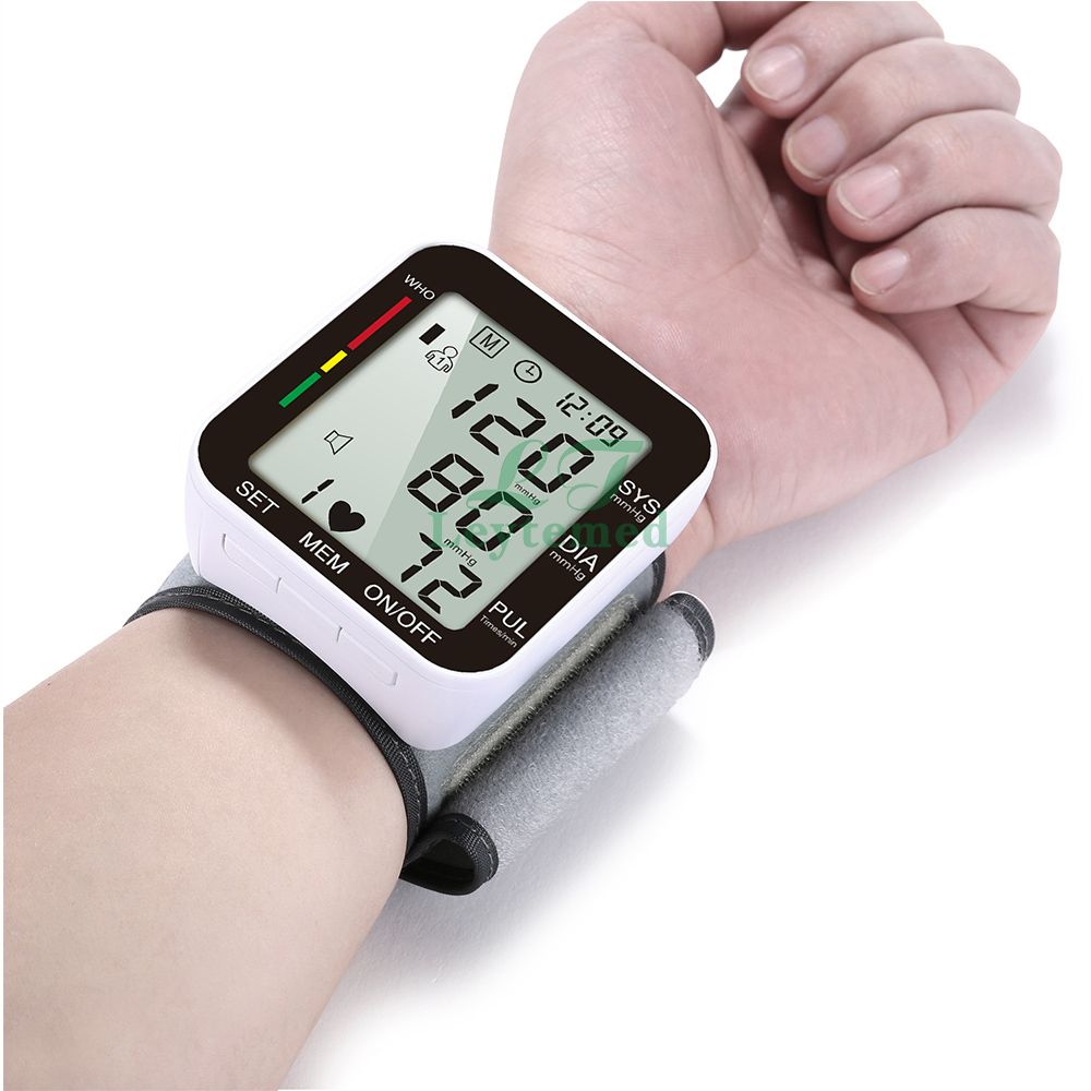 Ltob11 Home Use Wrist Big Screen Digital Diagnostic Blood Pressure Monitor with Voice