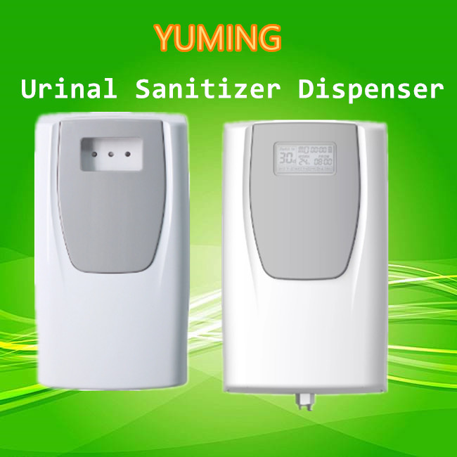600ml White/Black Big Capacity Programmable LED Toilet /Urinal Sanitizer Dispenser