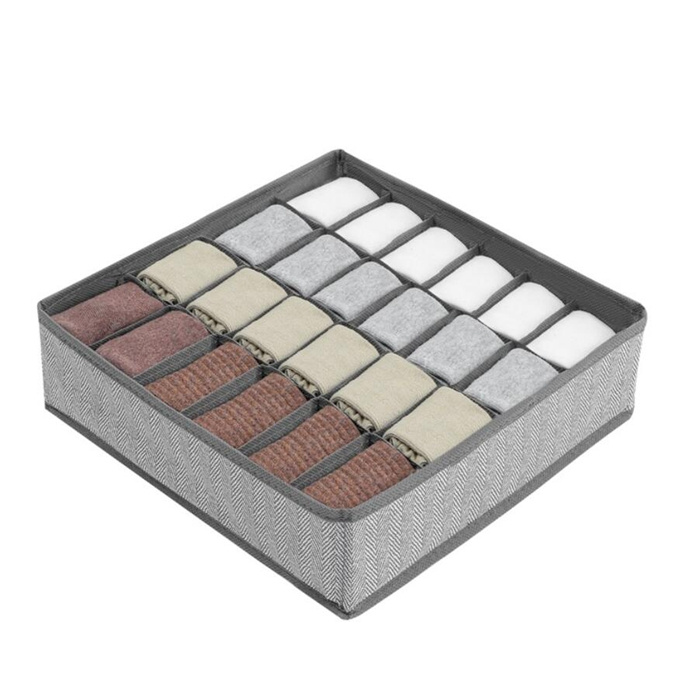 Wardrobe Clothes Organizer Foldable Drawer Divider for Socks Underwear Ties