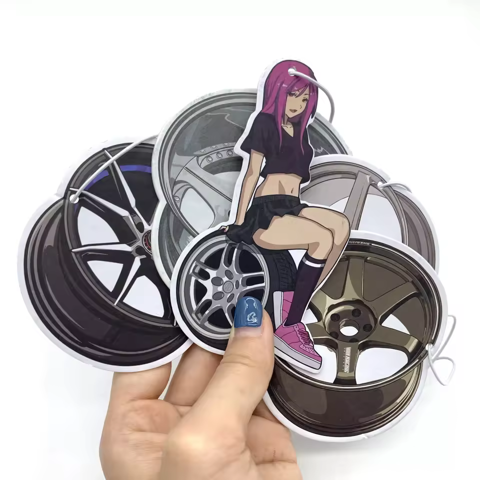 Low Moq High Quality Car Air Freshener Custom Shaped Hanging Paper Car Air Freshener
