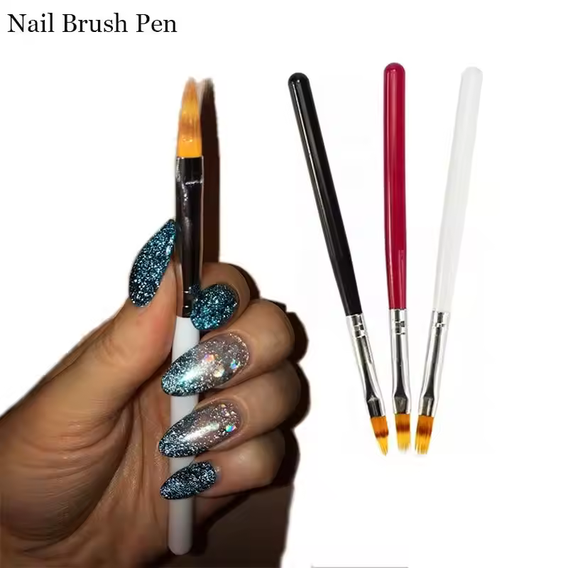 Nail Art Brush Gel Brush For Nail Art Ombre Soft Gradient Brush For Manicure Nail Polish Drawing Painting Decor Pen Wholesale