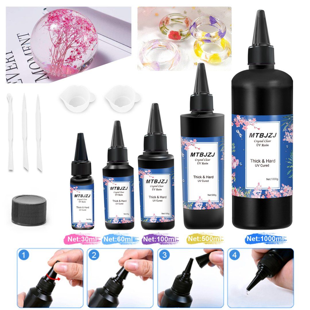 Fast Cured Handcrafts DIY Epoxy UV Color Resin