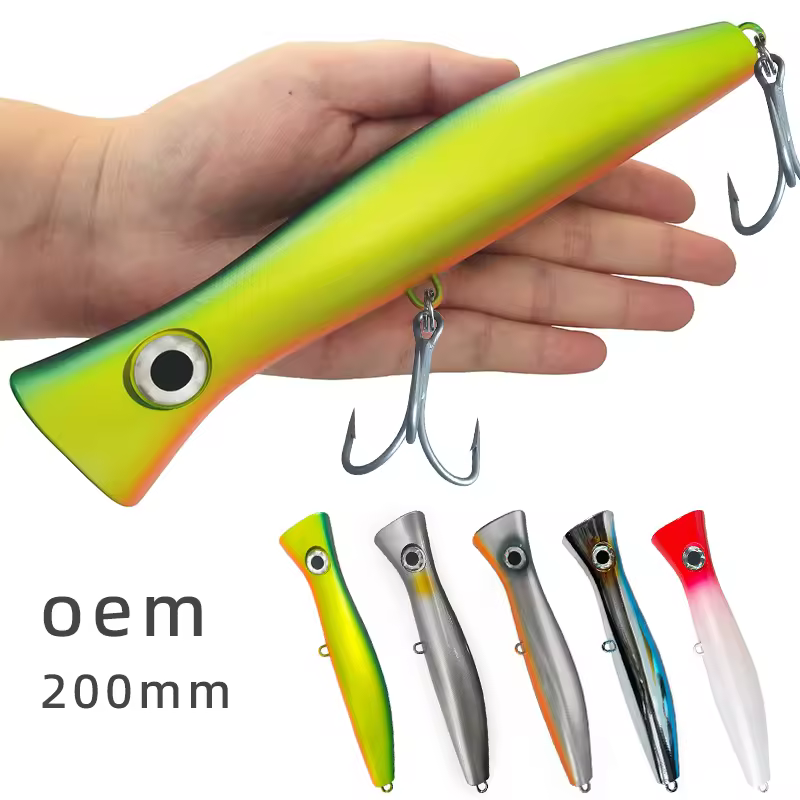 Howell Quality Floating Hard Baits With Vmc Hooks Odm/oem Popper Fishing Lures Artificial Lures For Fishers