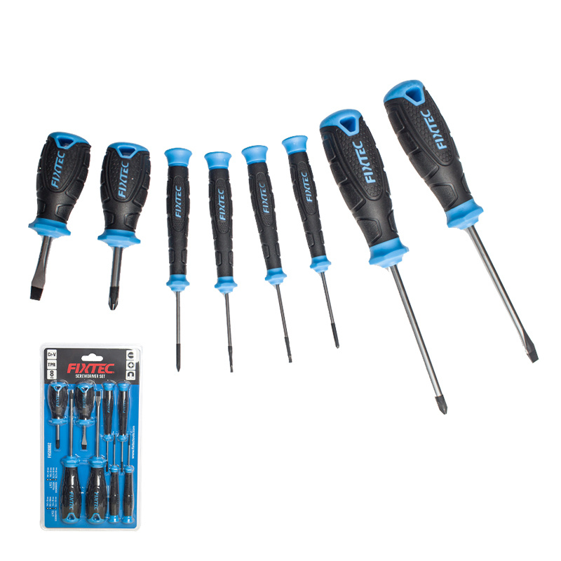 Fixtec 8PCS Screwdriver Precision Set Magnetic Screwdriver Bits for Home Repair